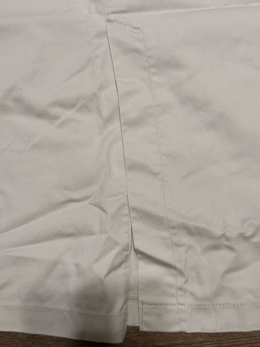Vtg 90s Lee Chino Canvas Straight Long Skirt - Beige Utility Gorpcore •Size 16• - Picture 10 of 11